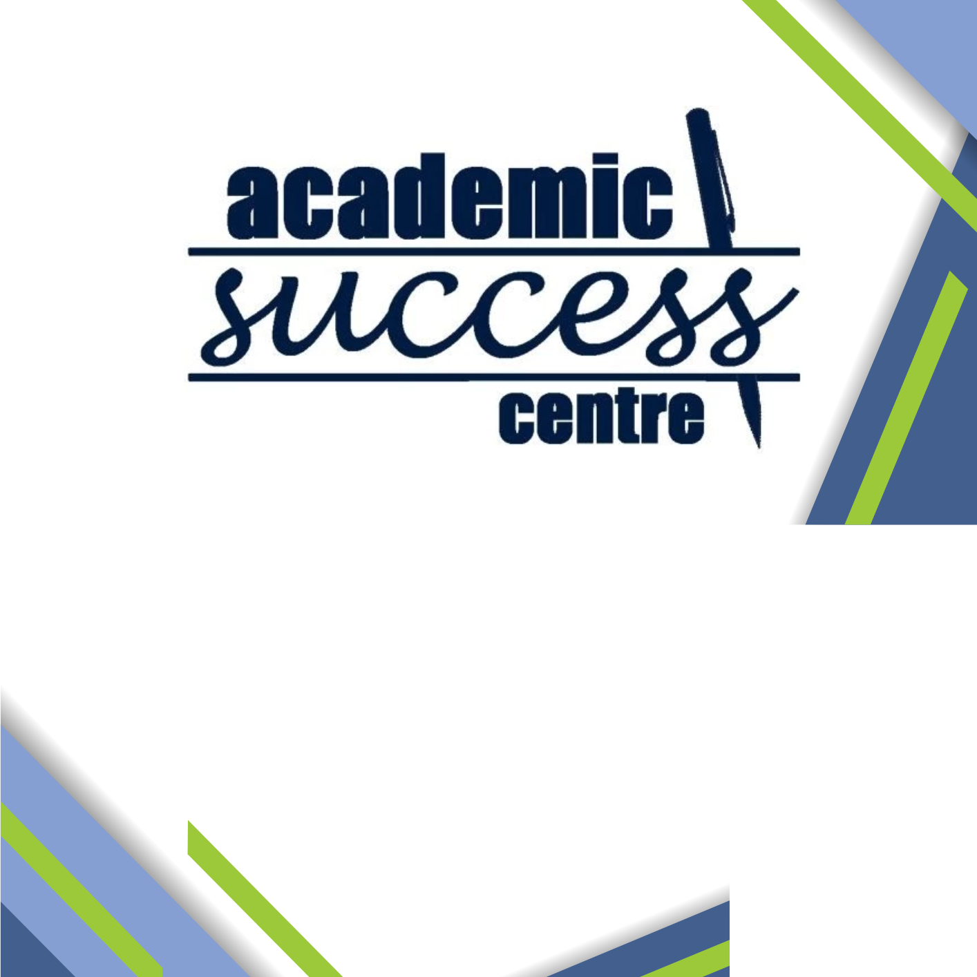 Academic Success Centre info video cover photo