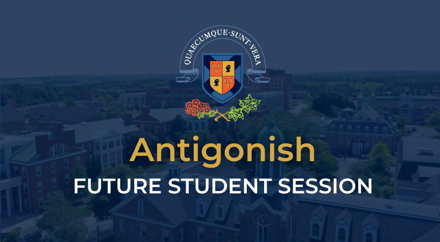 Antigonish future student info session graphic