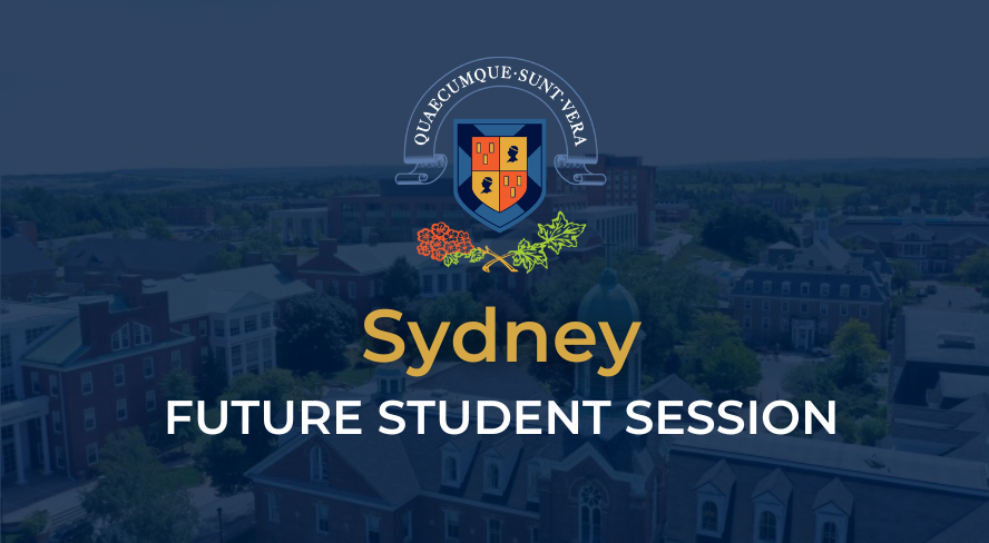 Sydney future students info session graphic