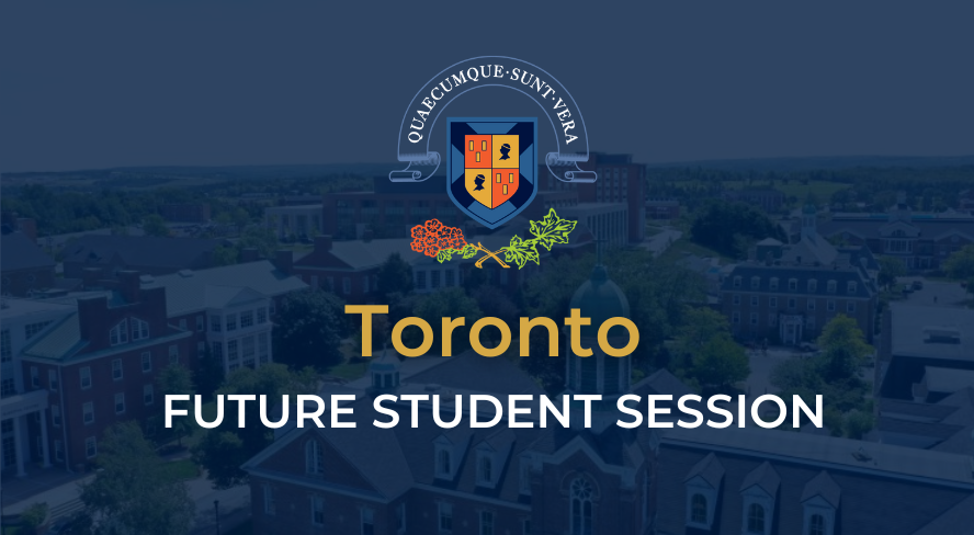 Toronto future student info session graphic