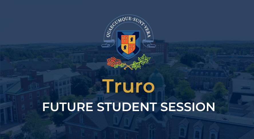 Truro future students info session graphic