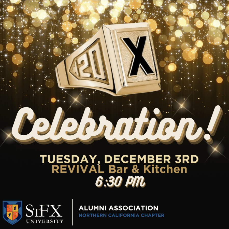 Promotional graphic for Northern California StFX Day Celebration