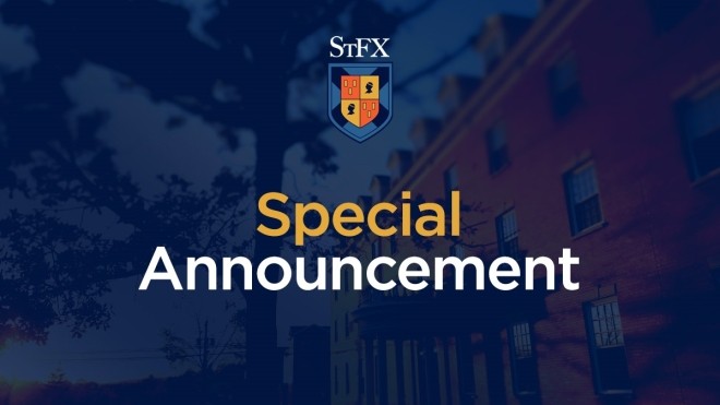 STFX Special Announcement
