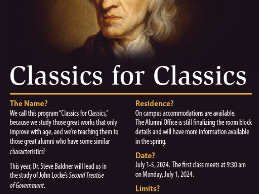 Classics for Classics promotional graphic